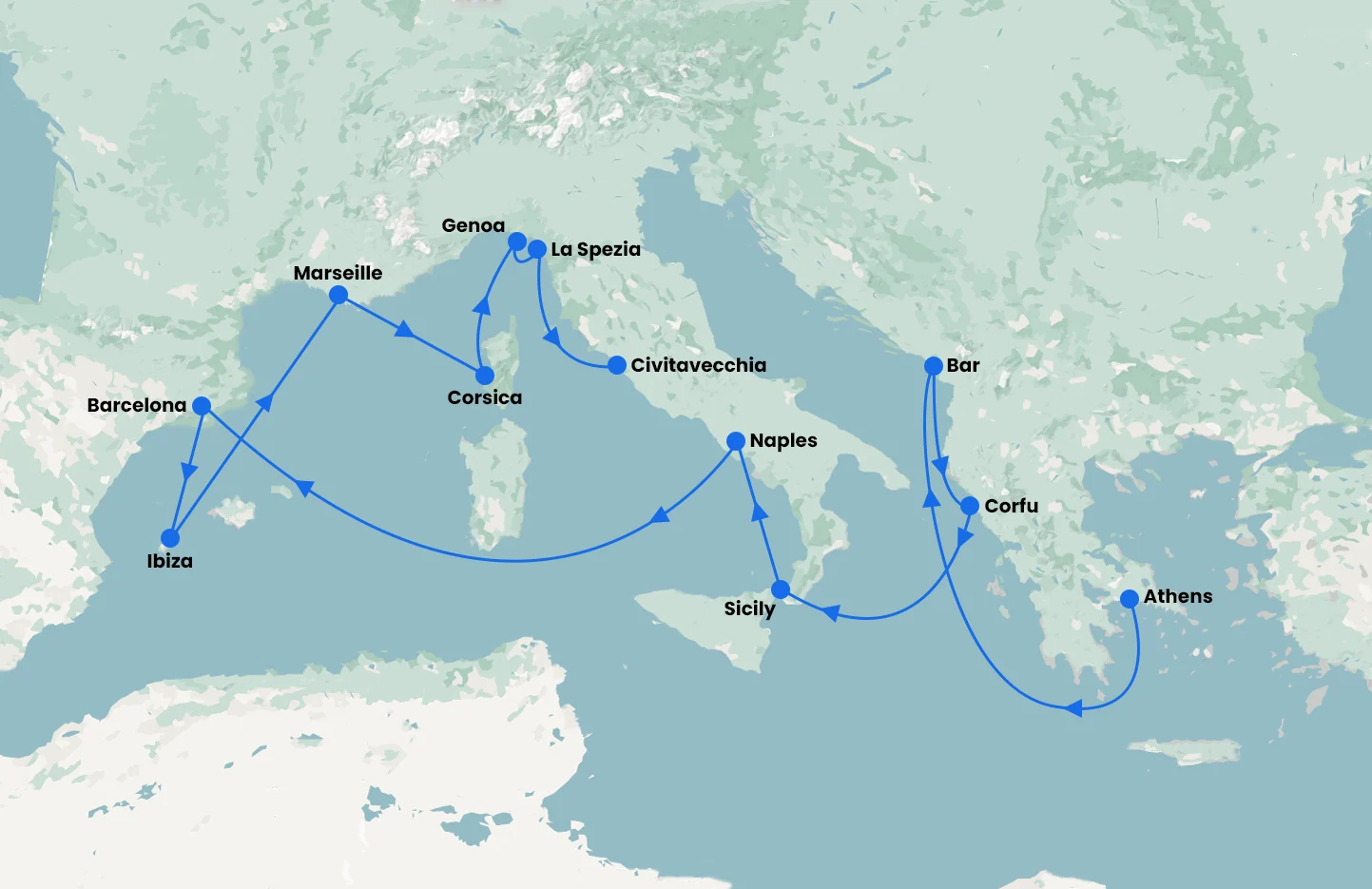 Athens stay and Mediterranean Cruise with Sun Princess for 16 Nights